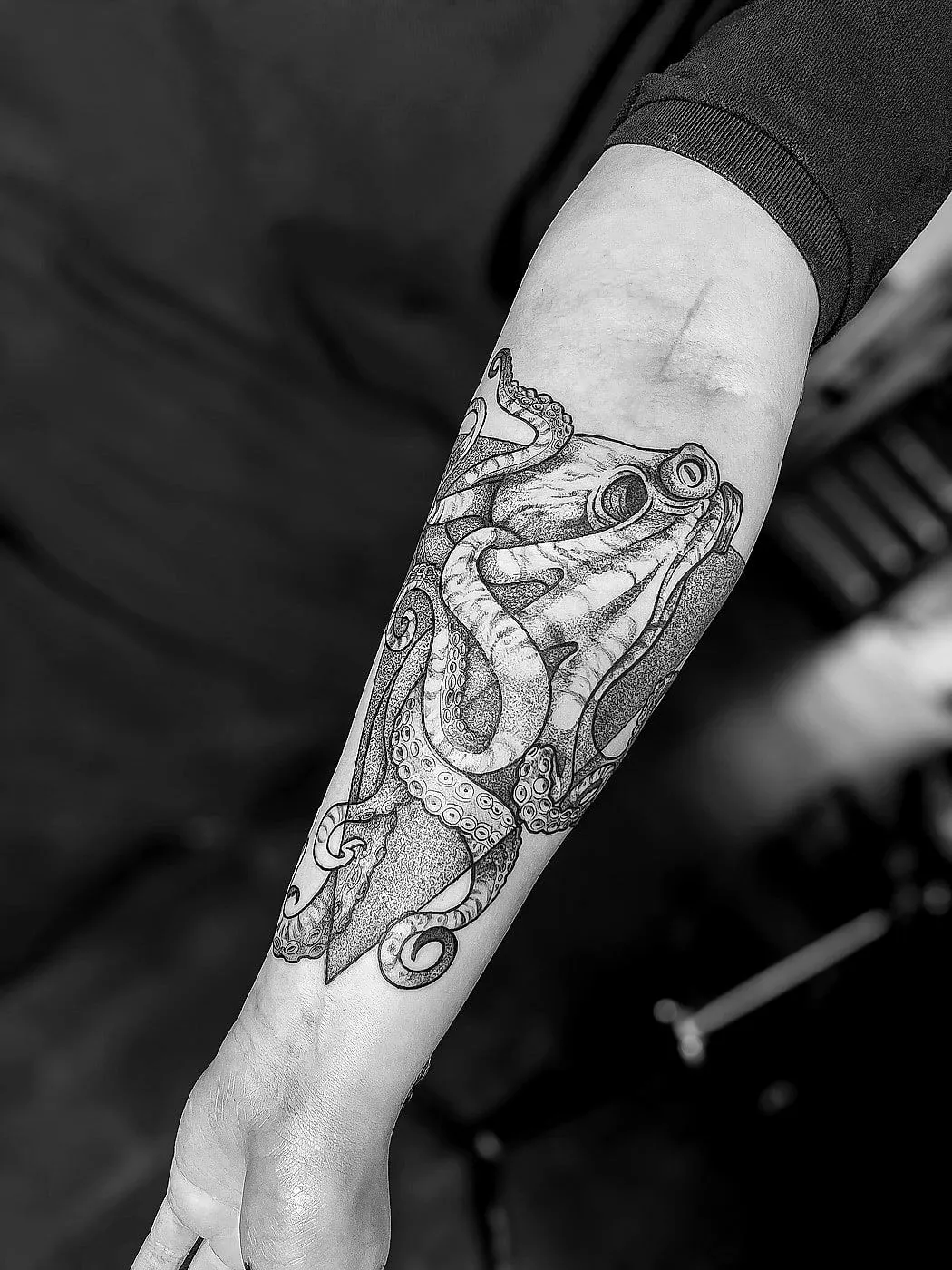 Blackwork — octopus